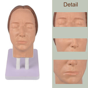 Modelo de rostro femenino para entrenamiento en estética, maniquí de silicona para inyecciones, producto de <span class=keywords><strong>ciencia</strong></span> médica. - Product Image 4