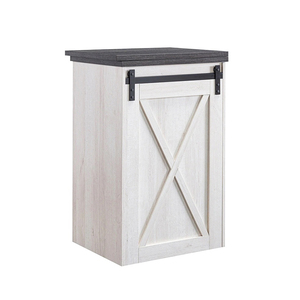 Trắng hẹp tủ đơn cửa trượt thiết kế phòng khách đồ nội thất tự chọn Tủ tủ bên bảng - Product Image 5