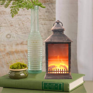 JHD0200309-<span class=keywords><strong>farol</strong></span> de <span class=keywords><strong>chimenea</strong></span> <span class=keywords><strong>Led</strong></span> decorativo, carcasa de plástico con <span class=keywords><strong>efecto</strong></span> de llama de salto alimentada por baterías y USB - Product Image 4