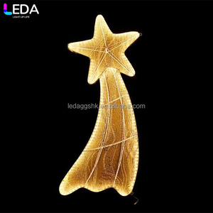 ไฟ LED ตกแต่งเพดานสำหรับงานปาร์ตี้ทั้งในร่มและกลางแจ้ง แสงวอร์มไวท์ ฉากหลังเพดาน ไฟรูปดาวโลหะสำหรับงานแต่งงาน - Product Image 1