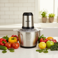 Machine à hacher la viande électrique silencieuse et compacte pour la maison, multifonction, mini hachoir à aliments et légumes, 2026
