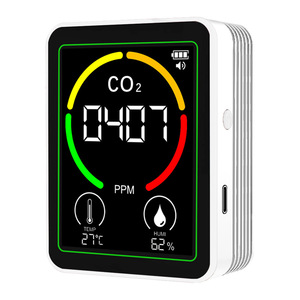 CO2 Detector 3 In 1 With Temp Humidity OLED Display USB Charging Air Quality Monitor - Product Image 1