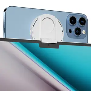 Từ người giữ điện thoại máy tính xách tay Webcam núi liên tục máy ảnh núi với sạc không dây cho ios 16 & macOS Ventura