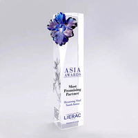 Trophée en cristal de marbre créatif haut de gamme personnalisé pour les équipes championnes et les récompenses annuelles des employés exceptionnels