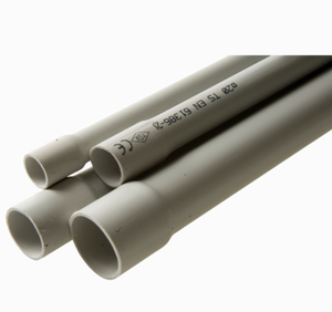 Raccord de tuyau rigide en PVC OnElecs |   Connecteur de conduit droit pour la protection du câblage électrique - Product Image 1