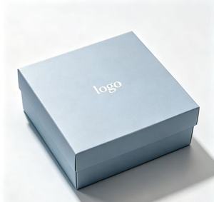 Boîte cadeau rigide personnalisée en papier avec couvercle magnétique, boîte d'emballage rectangulaire pour bougie ou portefeuille - Product Image 3