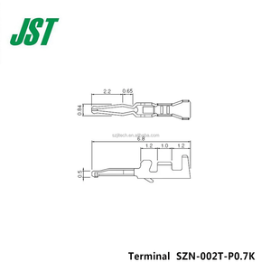 SZN-002T-P0.7K जेस्ट सॉकेट संपर्क टिन 26-28 वग कुरकुरा मुहर - Product Image 6