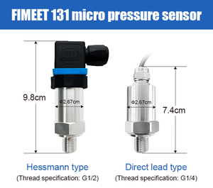 Sensore Trasmettitore di Pressione FIMEET Cina 4-20mA per Acqua, Olio, Aria, IP65/IP66, Acciaio Inossidabile 304, Precisione 0.3%FS, 0-100Mpa - Product Image 5