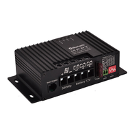 Contrôleur solaire MPPT 12V double batterie 12A 25A pour chargeur LiFePO4 GEL AGM au plomb-acide avec capteur de température et application Bluetooth