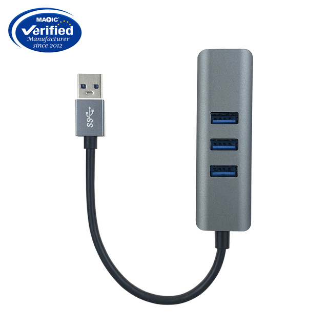 Factory Price USB 3.0 to Gigabit RJ45 Ethernet Network Adapter HUB