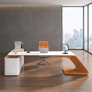 Sanbanfu Fast Delivery 1.6m White Modern Wooden Panel <b>Small</b> Office <b>Desk</b> Living Room Computer Table Easy Assembly Durable Stock - Product Image 3