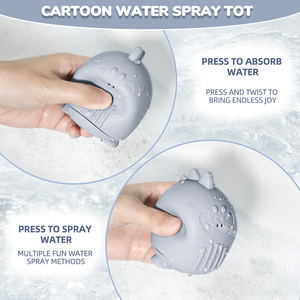 Sinh thái thân thiện Silicone khủng long động vật Float chơi bong bóng em bé và Toddler Bath <span class=keywords><strong>Toy</strong></span> tùy chỉnh OEM cao su Bath <span class=keywords><strong>Toy</strong></span> - Product Image 5