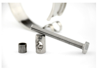 Collier de serrage pour tuyau 3A DIN 1\" 2\" 3\" en acier inoxydable 316 304, collier de serrage sanitaire pour tuyau poli