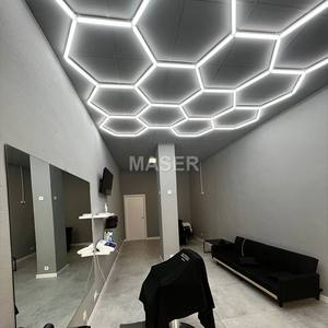 Livraison directe d'usine bricolage luminaire décoratif Salon de coiffure hexagonal meilleures lumières pour salon de coiffure - Product Image 2