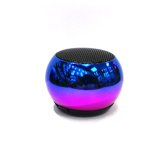 M3E Vente chaude Mini haut-parleur portable sans fil BT stéréo avec caisson de basses 3W Sortie Métal électro-plaqué dégradé Mini cadeau actif - Product Image 2