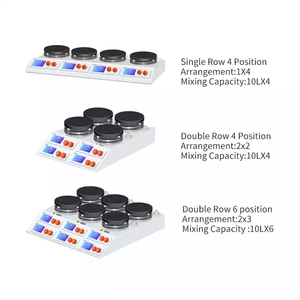 HAIJU مختبر 10L 4 متعددة موقف 50-2000rpm مختبر صفيحة ساخنة محرك مغناطيسي - Product Image 3