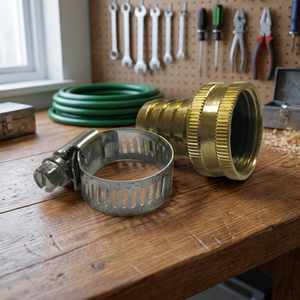 Connecteurs de tuyau d'arrosage de jardin en aluminium femelle, raccords rapides, norme ANSI, raccords de robinet, adaptateurs de tuyau, collier de serrage, accessoires de jardin - Product Image 2