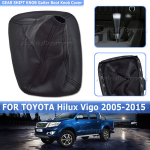 Funda Protectora para Palanca de Cambios de Cuero Automática para Toyota Hilux <span class=keywords><strong>Vigo</strong></span> 2005-2015, Funda para Palanca de Cambios 4WD - Product Image 5
