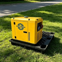 Générateur Diesel Direct Usine 5/6/7KW 60Hz 12V Silencieux à Faible Bruit avec ATS et AVR, Unité Durable pour Usage Domestique et Extérieur, Alimentation de Secours