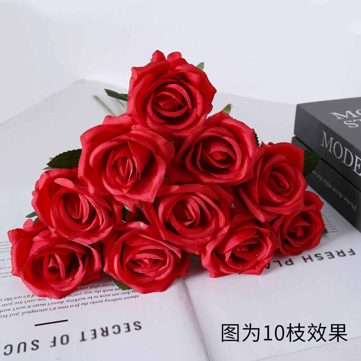 Silk cloth imperial concubine rose big red