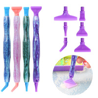 Kit d'outils à ongles pour peinture diamantée, 1set, pointe filetée