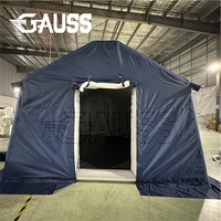 30 ㎡   Tente d'urgence gonflable coupe-vent / Tente médicale hermétique / Tente de camping gonflable mobile et pratique pour événements en plein air