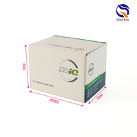 Boîte en carton ondulé pliable avec impression de logo, fabriquée à partir de matériaux recyclés, directement de l'usine, pour usage médical