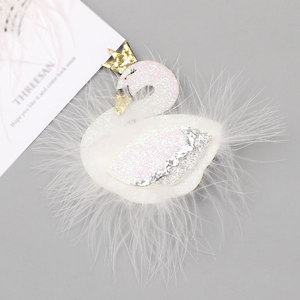 Lovely Girls Sweet Style Lace Swan Hair <strong>Buckle</strong> Hairgrip Headdress Hair <strong>Clips</strong> for Kids - Product Image 5