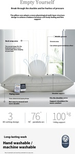 Khách sạn cung cấp nóng bán khỏe mạnh ngủ ngỗng vịt xuống lông Gối chèn <span class=keywords><strong>inners</strong></span> 5 sao khách sạn gối nhà đệm - Product Image 5