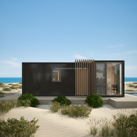 Kit de structure modulaire préfabriquée en acier galvanisé à chaud pour maison-conteneur industrielle mobile, appartement, école, supermarché, entièrement préfabriqué et portable