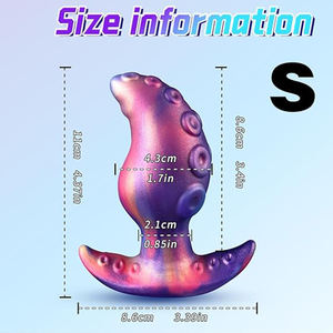 Silikon Butt Plug Realistische Tentakel Big Buttplug, dicke riesige Monster Anal Dildo Wide Knot Plug, Anal Plugs Adult Sexspielzeug - Product Image 5