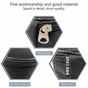 Custom <b>Mini</b> EVA Wireless <b>Speaker</b> Case Durable Lightweight Portable Storage Bag Zipper Closure Classic Style Audio <b>Speakers</b> for - Product Image 5
