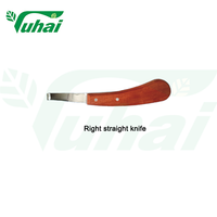 Soins du bétail Nouveau Kit de sabot de cheval Couteau à sabot en acier inoxydable et coupe-sabot en fer poreux pour la coupe du sabot de vache