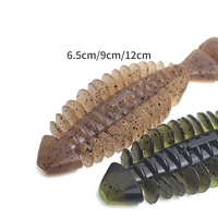 Leurre artificiel en PVC pour pêche au vairon, 65mm 90mm 120mm, type Worm, Spiner, Viber, Shad, Wobbler, Swimbait côtelé, Bass Jigging, Pesca
