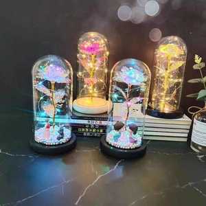 Regalo <span class=keywords><strong>de</strong></span> San Valentín para mujer, luz LED <span class=keywords><strong>de</strong></span> cristal, flor <span class=keywords><strong>rosa</strong></span>, regalo <span class=keywords><strong>de</strong></span> San Valentín, regalo <span class=keywords><strong>de</strong></span> San Valentín, para mujer - Product Image 3