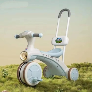 Tricycle pour enfants, vélo en plastique, <span class=keywords><strong>poussette</strong></span>, jouet, chariot pour enfants de 2 à 4 ans - Product Image 2