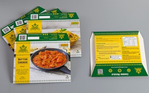 Hộp Giấy Kraft In Theo Yêu Cầu Khay Nhựa Và Bao Bì Giấy Bạc Bao Bì Thực Phẩm Bằng Bìa Các Tông - Product Image 3