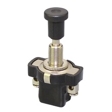 19MM Waterproof Flat Shape Screw Terminal Metal Push Button Switch