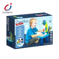 Table de Dessin à Projection LED pour Enfants, Table d'Apprentissage à Projection LED, Table de Dessin à Projection Artistique pour Enfants