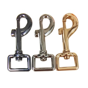Crochet en acier rose et or pour chien, matériel en alliage de Zinc, <span class=keywords><strong>pivotant</strong></span>, laisse - Product Image 3