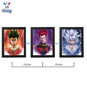 Maßgefertigtes 3D-Lentikular-Anime-Poster mit Flip-<span class=keywords><strong>Motion</strong></span>-Effekt 30x40cm PET-Kunststoff Wandkunst - Product Image 4