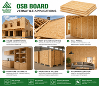 Panneau OSB structurel 4x8 pour bardage mural, revêtement de toiture et sous-plancher - Nancy