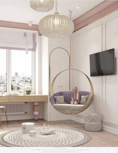 Balançoire <span class=keywords><strong>chaise</strong></span> <span class=keywords><strong>longue</strong></span> haute qualité en acier inoxydable suspendu hamac canapé <span class=keywords><strong>pour</strong></span> la maison Villa hôtel loisirs de plein air <span class=keywords><strong>pour</strong></span> salon - Product Image 4