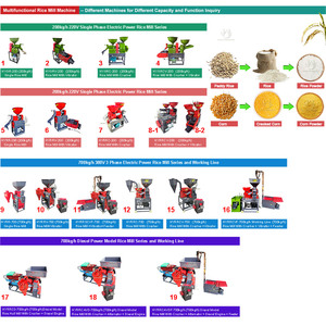 Hot <strong>Sale</strong> Best Quality 200-1000kg/h Wheat Barley Sorghum Corn <strong>Mini</strong> Auto Electric Industrial Rice Husk Mill <strong>Milling</strong> <strong>Machine</strong> - Product Image 6