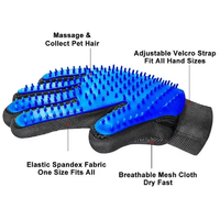 ODM & OEM Multifunktions-Tierfellbürste Fellpflege-Handschuh Hundehaarentferner-Handschuh