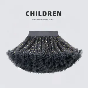 स्प्रिंग ड्रेस उत्कृष्ट गुणवत्ता वाले नए डिज़ाइन वाले बच्चों के कपड़े लंबी ड्रेस डॉट पैटर्न बेबी गर्ल रोम्पर
