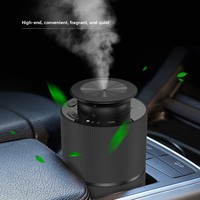 Diffuseur d'huiles essentielles sans eau, diffuseur d'aromathérapie, diffuseur de parfum, machine portable rechargeable à nano-brume pour voiture et maison