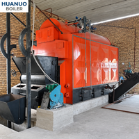 Chaudière à vapeur industrielle horizontale basse pression HUANUO, 2500 kg/h, au charbon de bois, pour biomasse et copeaux de bois