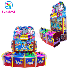 Funspace Factory Vente en gros Équipement d'arcade en métal anglais pour enfants, jeu vidéo de tir à 4 joueurs avec système de rédemption de tickets - Product Image 4