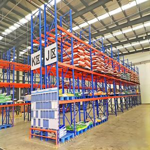 Sistema de estanterías para paletas de acero reforzado con acceso directo, de 5 niveles, para almacenes. - Product Image 2